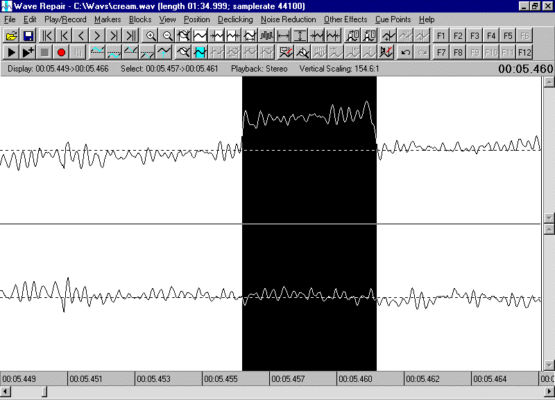 Section Raised Above Surroundings