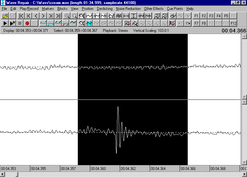 Click on Right Channel Only